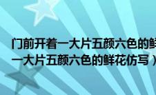 门前开着一大片五颜六色的鲜花仿写句子校园里（门前开着一大片五颜六色的鲜花仿写）