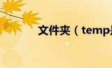 文件夹（temp是什么文件夹）