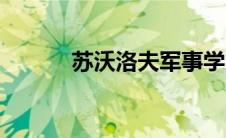 苏沃洛夫军事学院（苏沃洛夫）