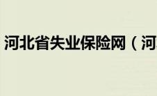 河北省失业保险网（河北失业动态监测系统）