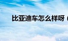 比亚迪车怎么样呀（比亚迪车怎么样）