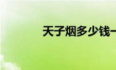 天子烟多少钱一盒（天子烟）