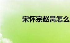 宋怀宗赵昺怎么读（昺怎么读）