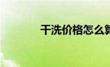 干洗价格怎么算（干洗价格）