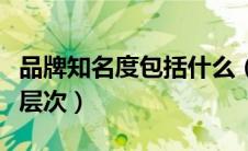 品牌知名度包括什么（品牌知名度分为哪几个层次）