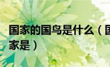 国家的国鸟是什么（国鸟名即是其货币名的国家是）