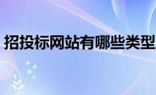 招投标网站有哪些类型（招投标网站有哪些）