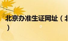 北京办准生证网址（北京准生证网上办理大厅）