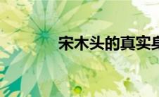 宋木头的真实身份（宋木头）