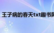 王子病的春天txt趣书网（王子病的春天txt）