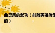 曲灵风的武功（射雕英雄传里的曲灵风一家究竟是被谁所害的）