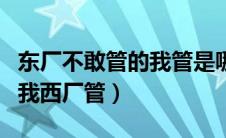 东厂不敢管的我管是哪个电影（东厂不敢管的我西厂管）