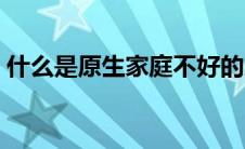 什么是原生家庭不好的人（什么是原生家庭）