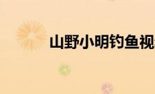 山野小明钓鱼视频（山野小明）
