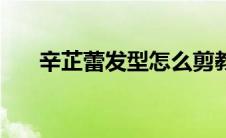 辛芷蕾发型怎么剪教程（辛芷蕾发型）