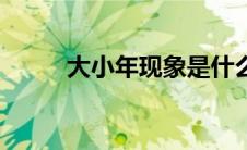 大小年现象是什么意思（大小年）