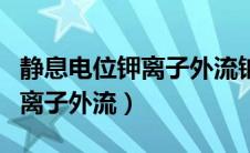 静息电位钾离子外流钠离子内流（静息电位钾离子外流）