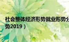 社会整体经济形势就业形势分析（社会整体经济形势就业形势2019）