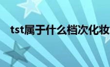 tst属于什么档次化妆品（tst是什么品牌）