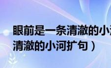 眼前是一条清澈的小河扩句10（眼前是一条清澈的小河扩句）