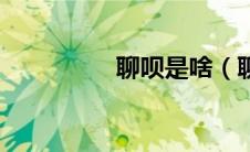 聊呗是啥（聊呗是什么）