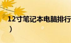 12寸笔记本电脑排行榜前十名（12寸笔记本）