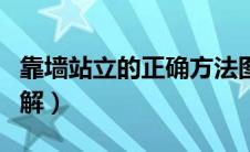 靠墙站立的正确方法图（靠墙站立正确姿势图解）