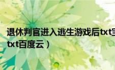 退休判官进入逃生游戏后txt宝书（退休判官进入逃生游戏后txt百度云）
