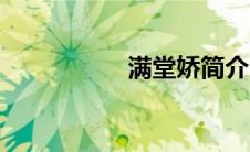 满堂娇简介（满堂娇）