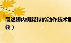 简述脚内侧踢球的动作技术要领（简述脚内侧踢球的动作要领）