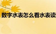 数字水表怎么看水表读数（数字水表怎么看）