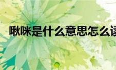 啾咪是什么意思怎么读（啾咪是什么意思）