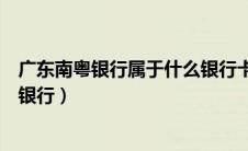 广东南粤银行属于什么银行卡类型（广东南粤银行属于什么银行）