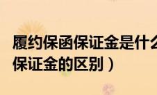 履约保函保证金是什么意思（履约保函和履约保证金的区别）