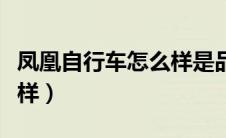凤凰自行车怎么样是品牌吗（凤凰自行车怎么样）