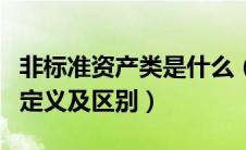 非标准资产类是什么（非标资产和标准资产的定义及区别）