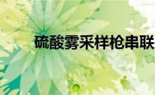 硫酸雾采样枪串联方式图（硫酸雾）