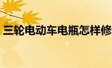 三轮电动车电瓶怎样修复（三轮电动车电瓶）
