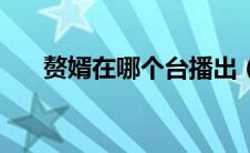 赘婿在哪个台播出（赘婿哪个台播出）
