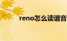 reno怎么读谐音（reno怎么读）