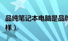 品纯笔记本电脑是品牌机吗（品纯笔记本怎么样）