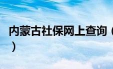 内蒙古社保网上查询（内蒙12333社保查询网）