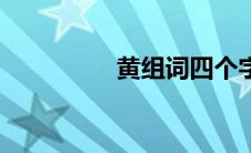 黄组词四个字（黄组词）