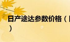 日产途达参数价格（日产途达2021新款参数）