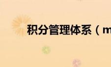 积分管理体系（mpm积分制管理）