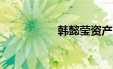 韩懿莹资产（韩懿莹）