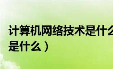 计算机网络技术是什么科类（计算机网络技术是什么）