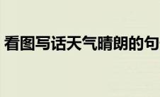 看图写话天气晴朗的句子（天气晴朗的句子）