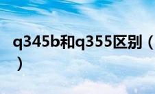 q345b和q355区别（q345b与q355b的区别）