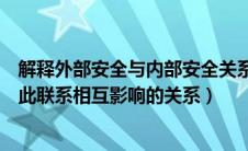 解释外部安全与内部安全关系（强调外部安全与内部安全彼此联系相互影响的关系）